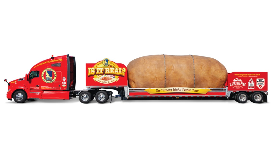 Giant potato headed to Huntsville, Madison