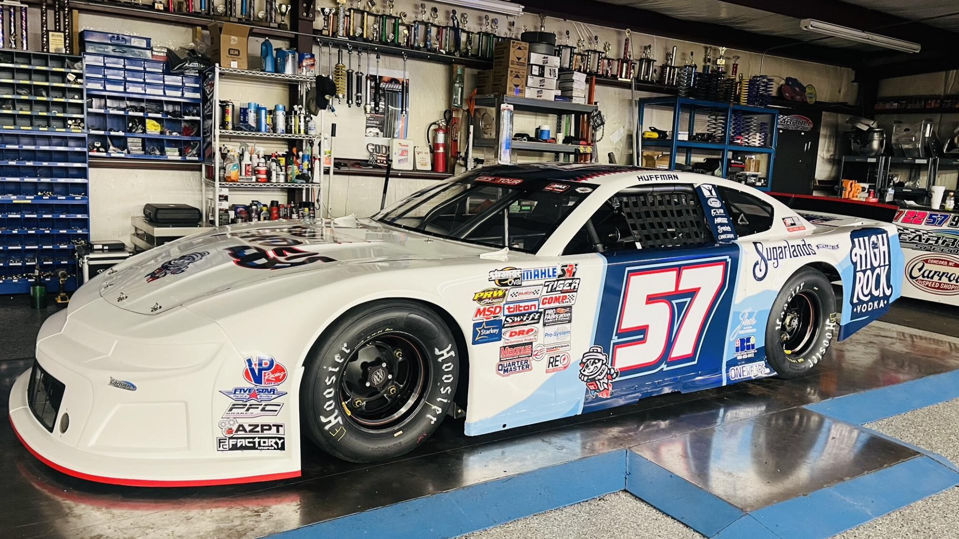 Rocket City Trash Pandas featured on Landon Huffman's race car ...