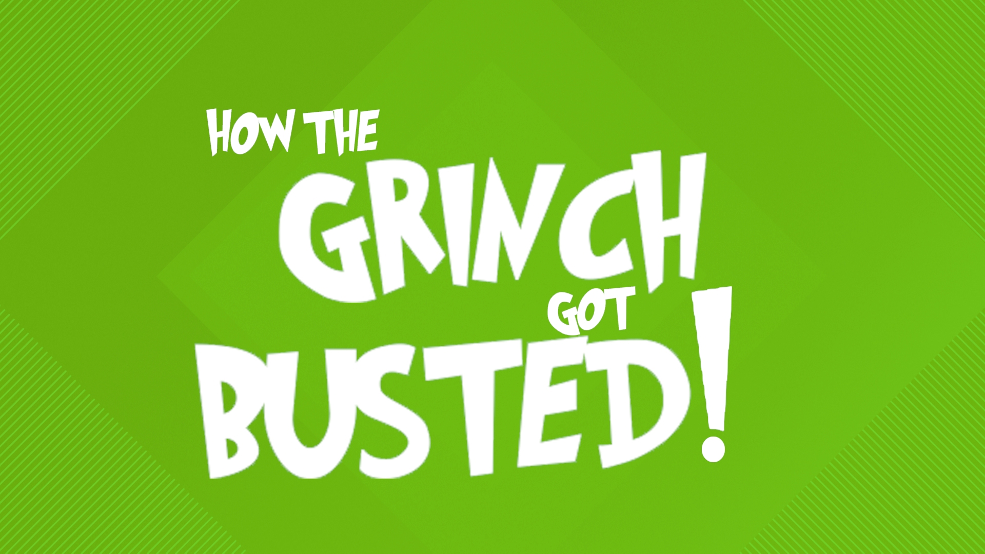 A fuzzy green type character causes trouble in Chilton County, Alabama during Christmas festivities!