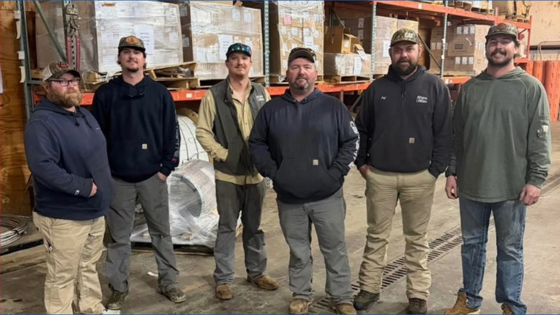 Athens Utilities crew returns home after helping Mississippi restore power