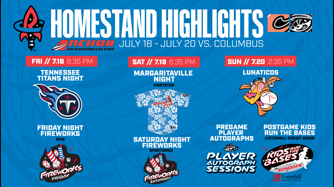 Titans, tacos, and Trash Pandas: Here's what's happening this