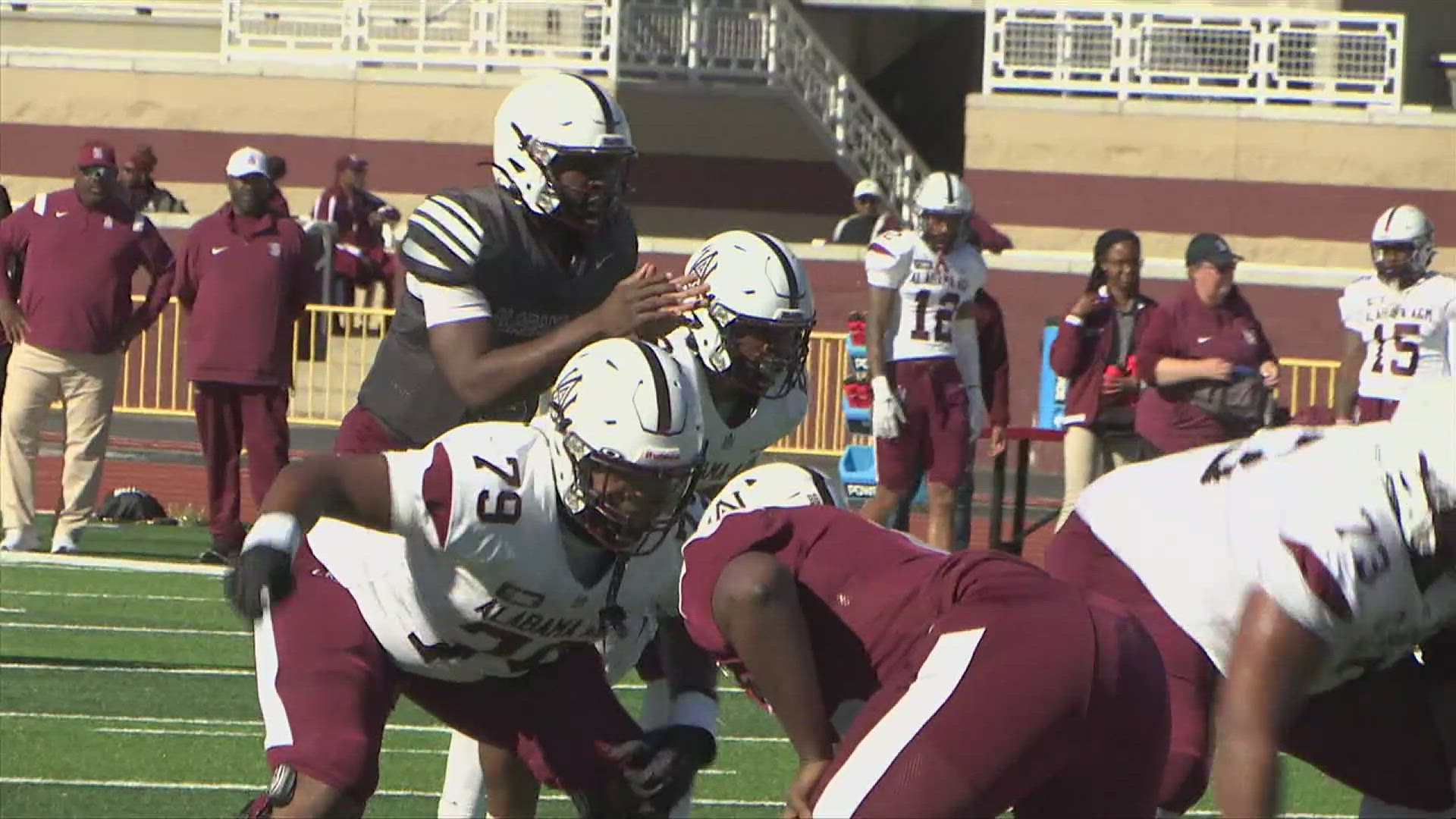 The Alabama A&M University football team will be featured in three games on HBCU GO