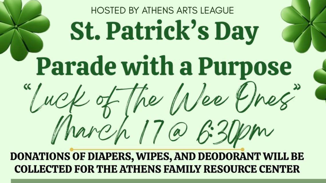 Athens hosts donation drive ahead of St. Patrick’s Day parade