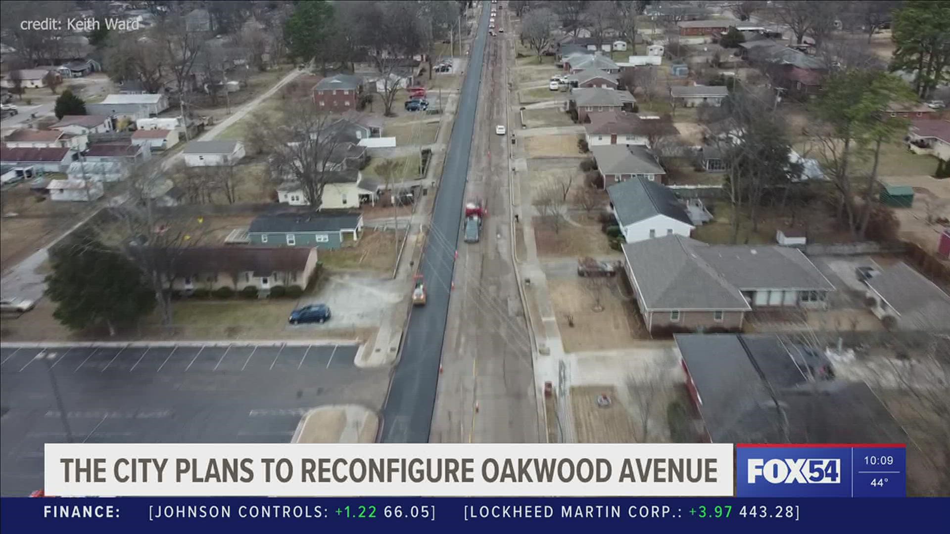A large section of Oakwood Avenue was repaved recently. The City of Huntsville says next steps include reconfiguration and re-stripping the route.