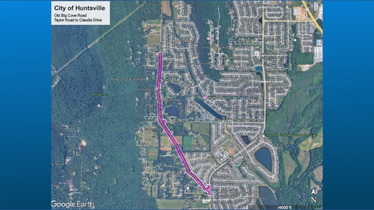 Huntsville approves design contract for next phase of Old Big Cove Road ...