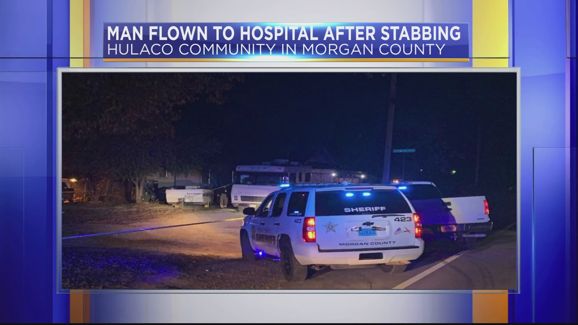 Morgan County deputies searching for man in Hulaco stabbing ...