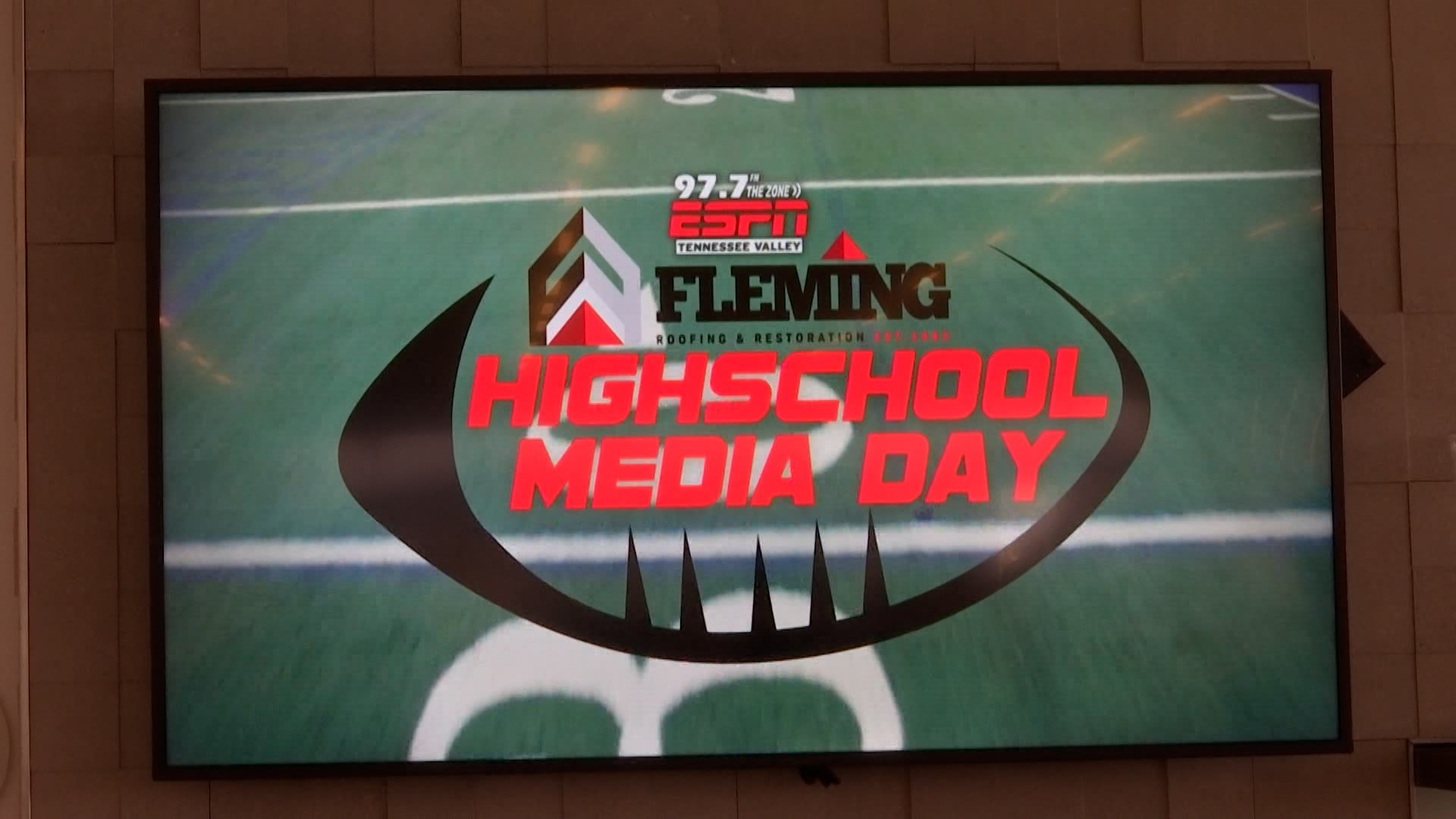 High school football media day hosted by 97.7 ESPN The Zone