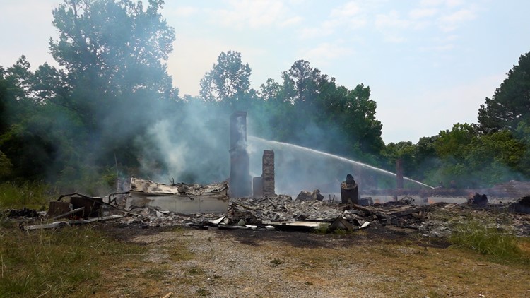 Monrovia Volunteer Fire/Rescue 'burns the house down' with their live house fire demonstration