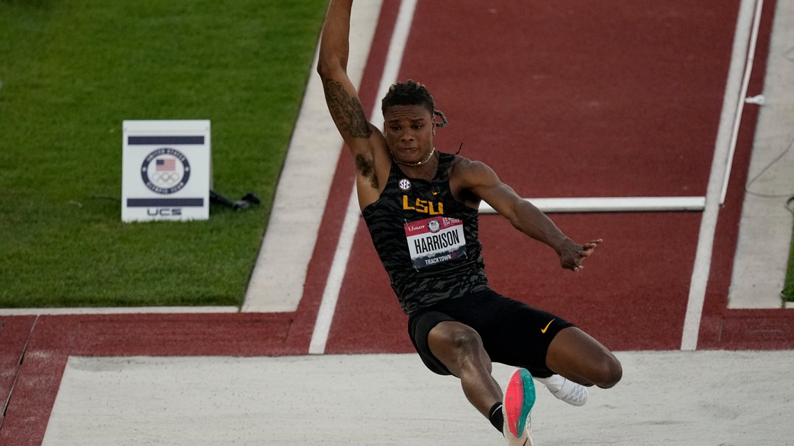 JuVaughn Harrison Makes a Run, and Two Jumps, at Olympic History - The New  York Times