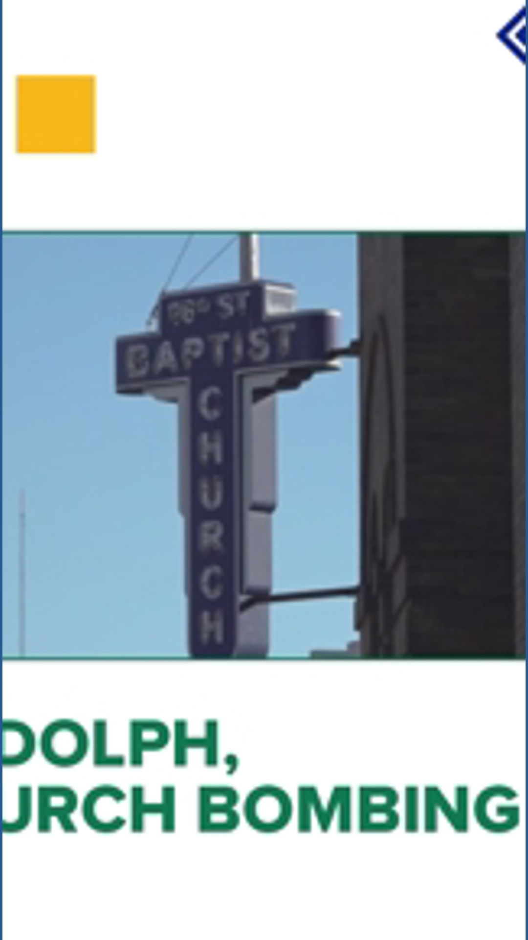 Black History Month: Meet Sarah Collins Rudolph, 16th Street Baptist ...