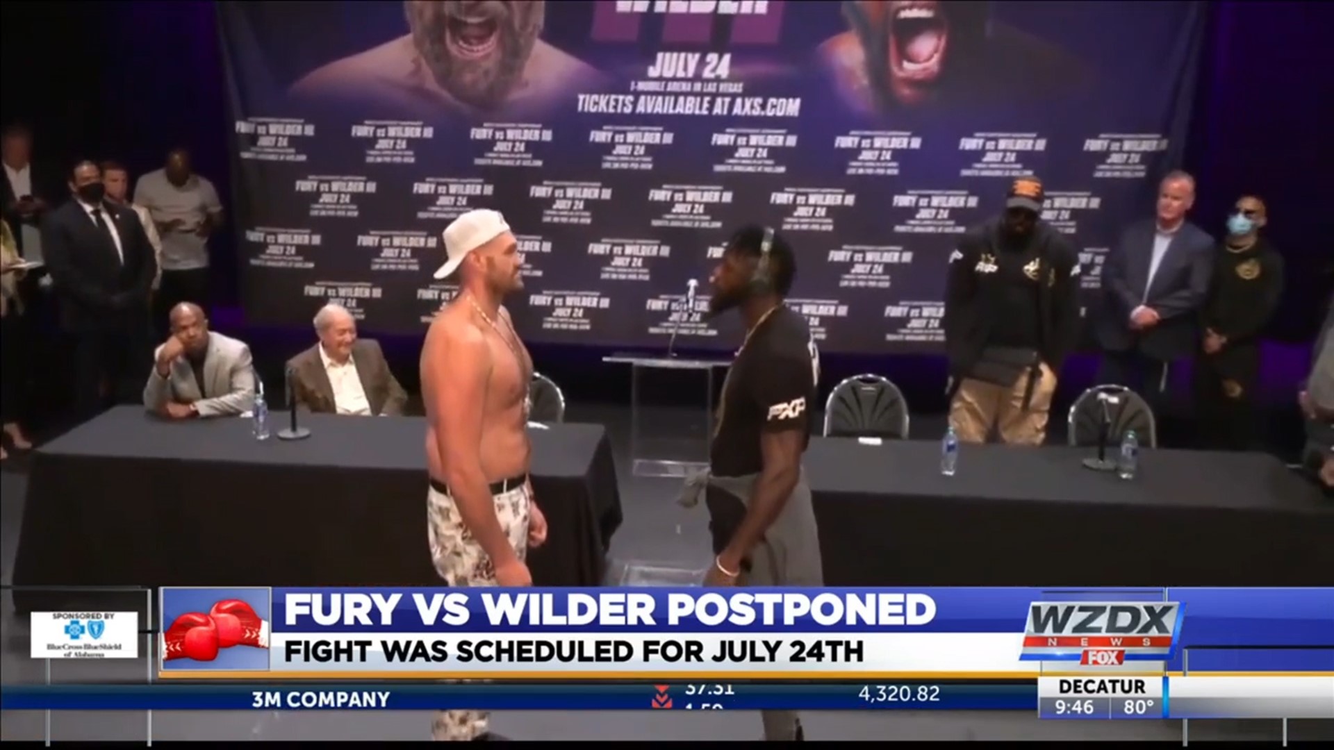 Tyson Fury has tested positive for COVID-19, and his third bout with Deontay Wilder will be postponed likely until the fall.