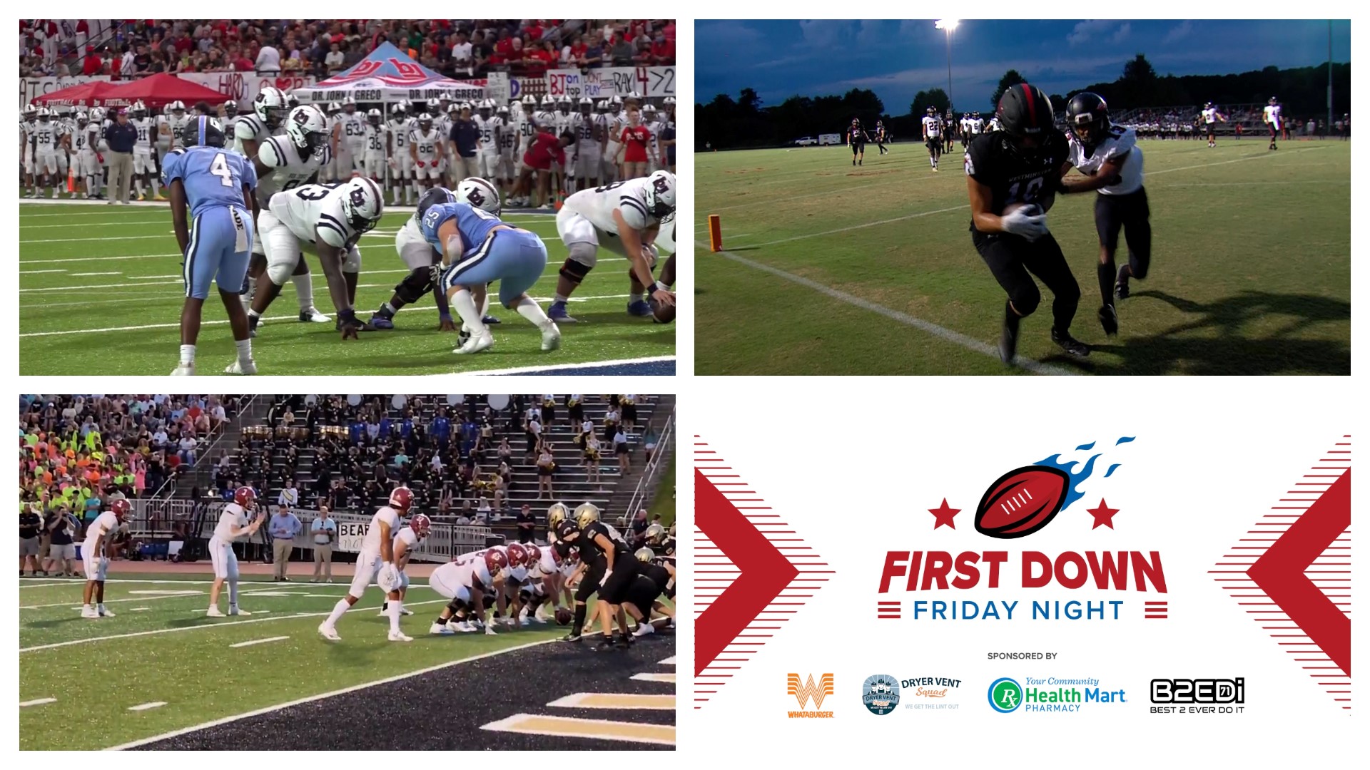 Region play began for many of our local teams during week 2. We also featured several rivalry games on the latest edition of First Down Friday Night