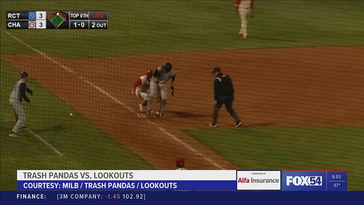 Pandas plate go-ahead run in the top of the 9th, beat Lookouts