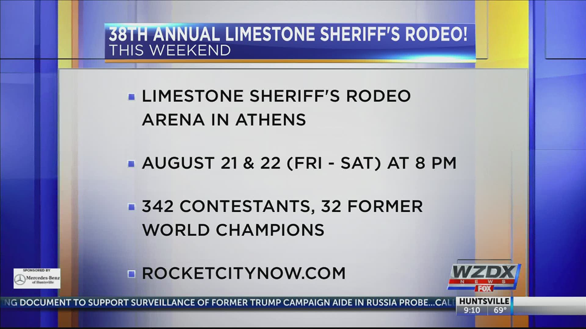 Limestone County Sheriff's Rodeo Aug 21 and 22 | rocketcitynow.com