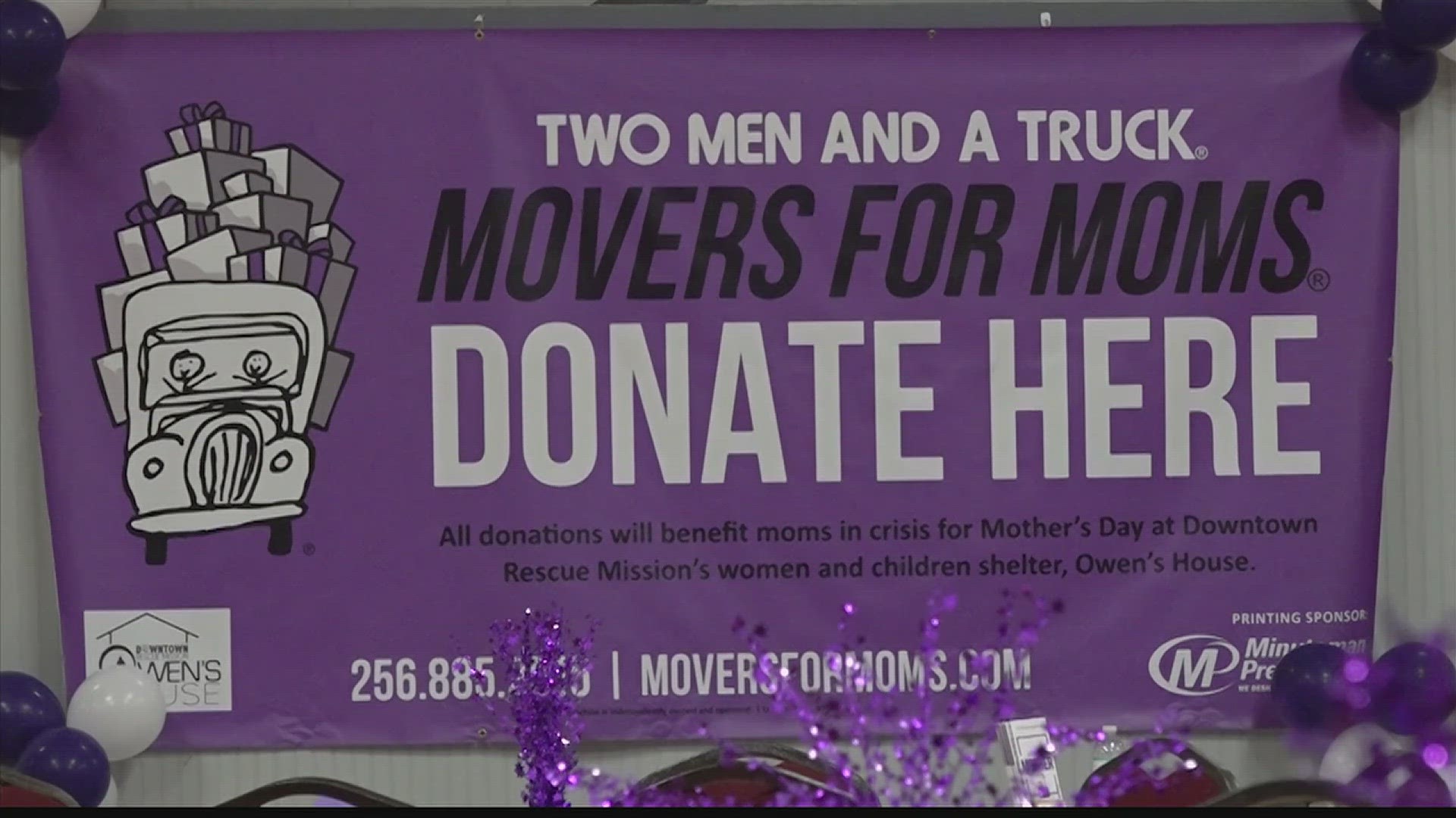 Two Men & A Truck spearhead this annual drive to get sanitary supplies and other women's essentials to area shelters.
