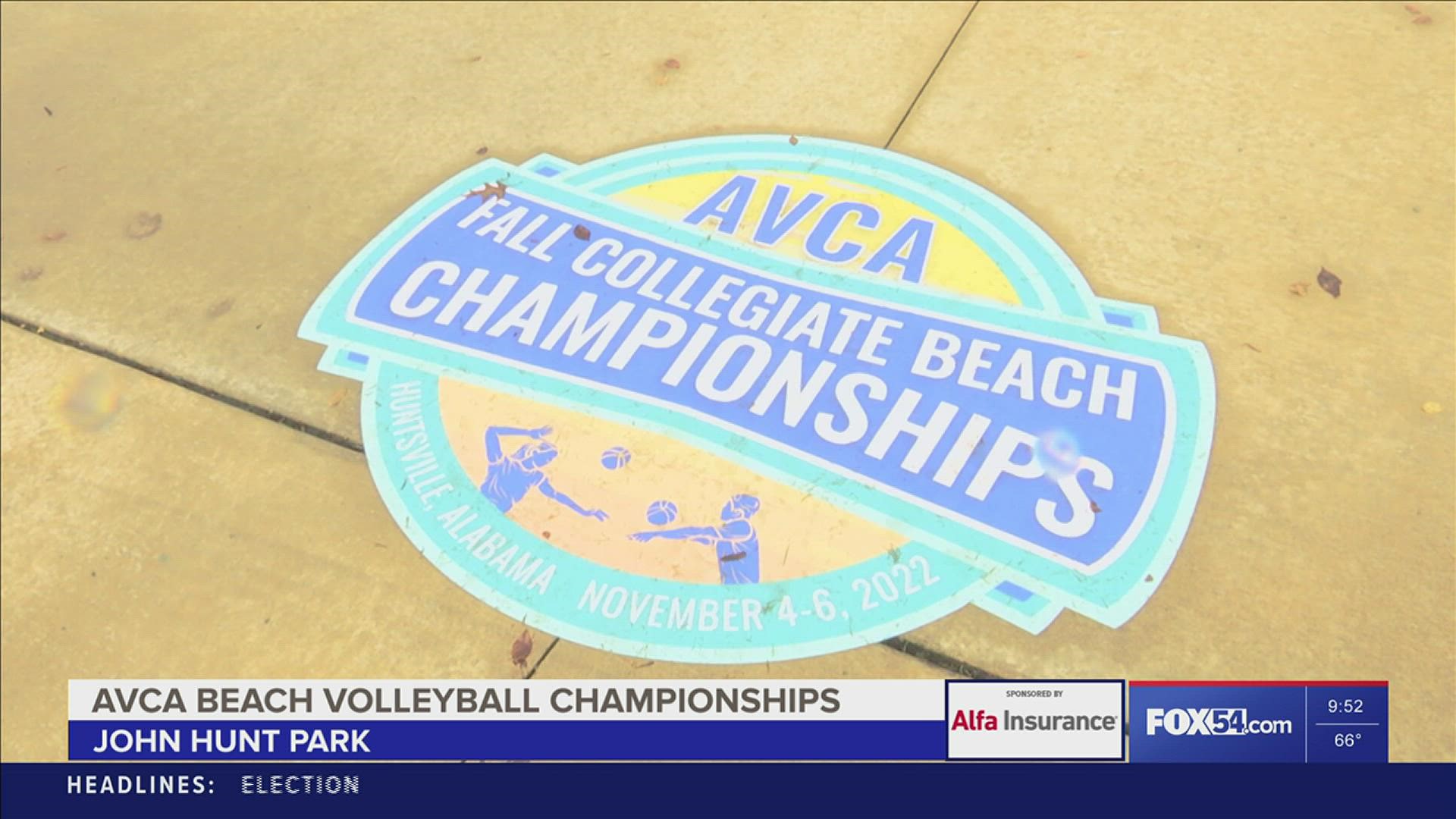 The first-ever AVCA Fall Collegiate Beach Championships concluded today at Huntsville’s John Hunt Park. Westcliff won the men's title; LSU won women's title.