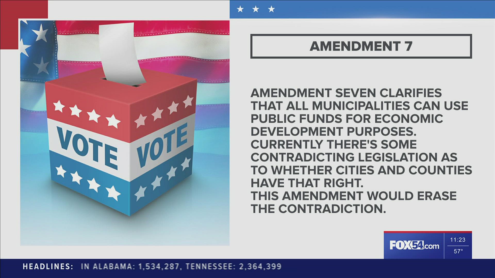 Amendment 7 is on the ballot for Alabama's Nov. 2022 election. What's it about?