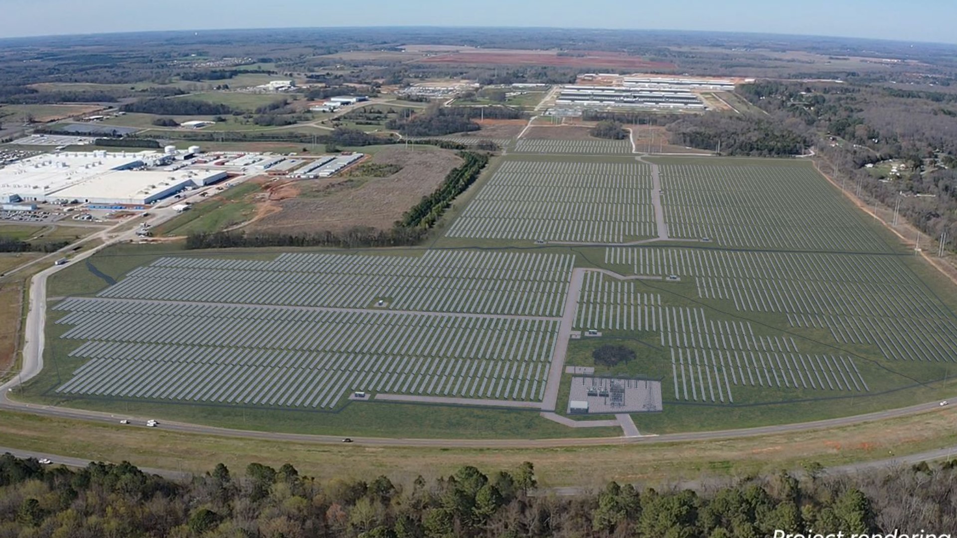 Toyota, Toyota Tsusho America, and Huntsville Utilities announce 168-acre solar project.