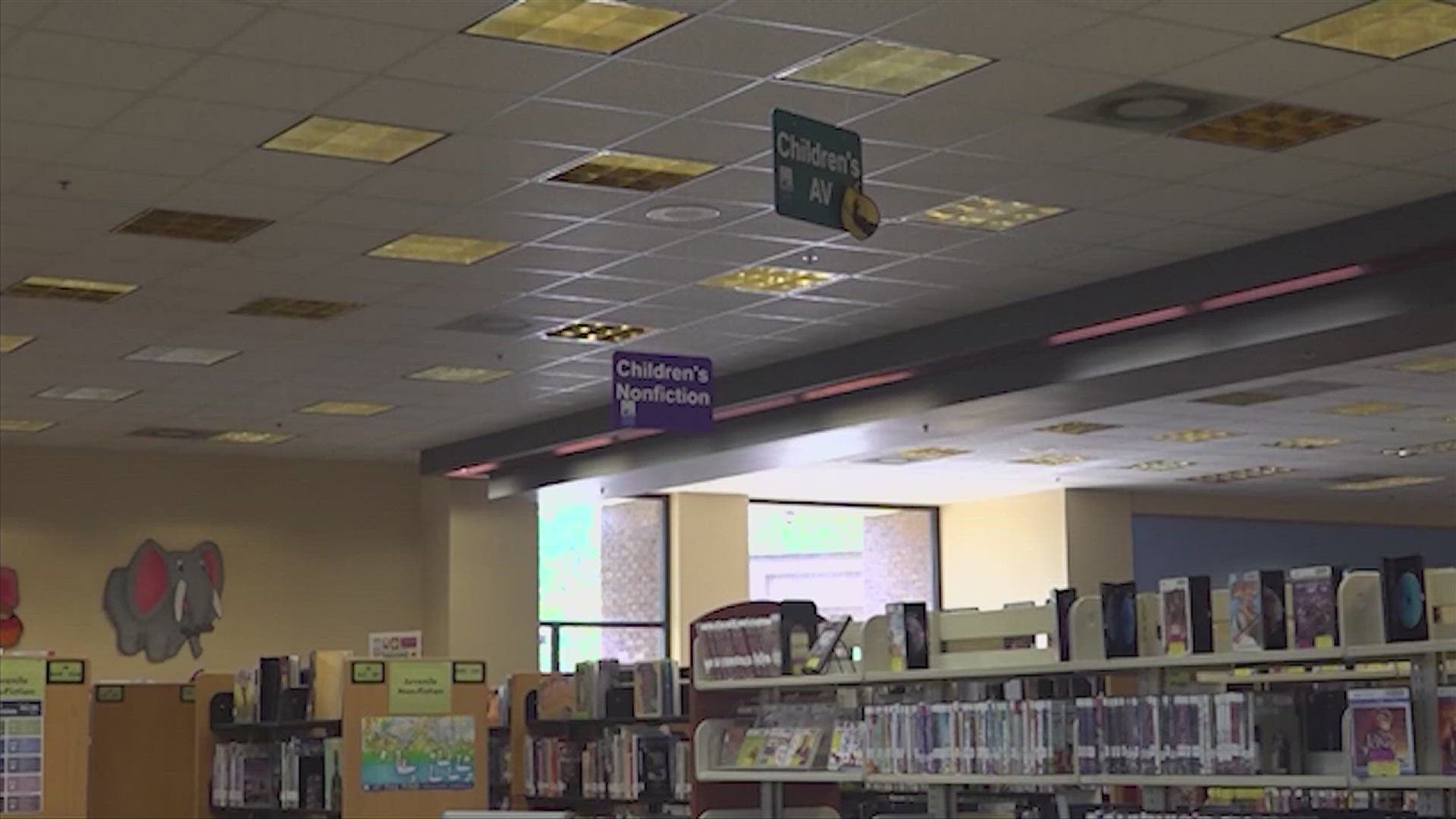 Some books have been moved to the adult section of the library over some parents' concerns about their content.