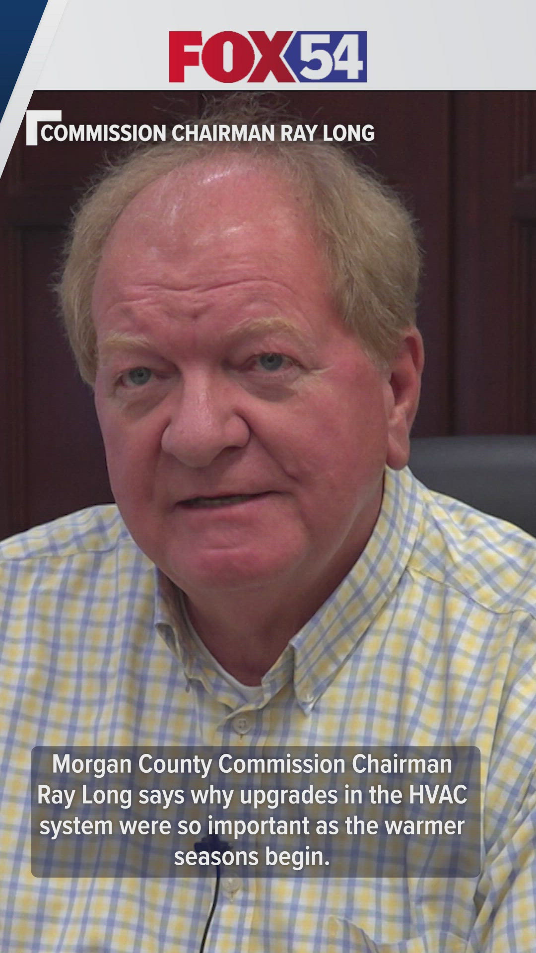 Morgan County Commission Chairman Ray Long on HVAC updates in ...