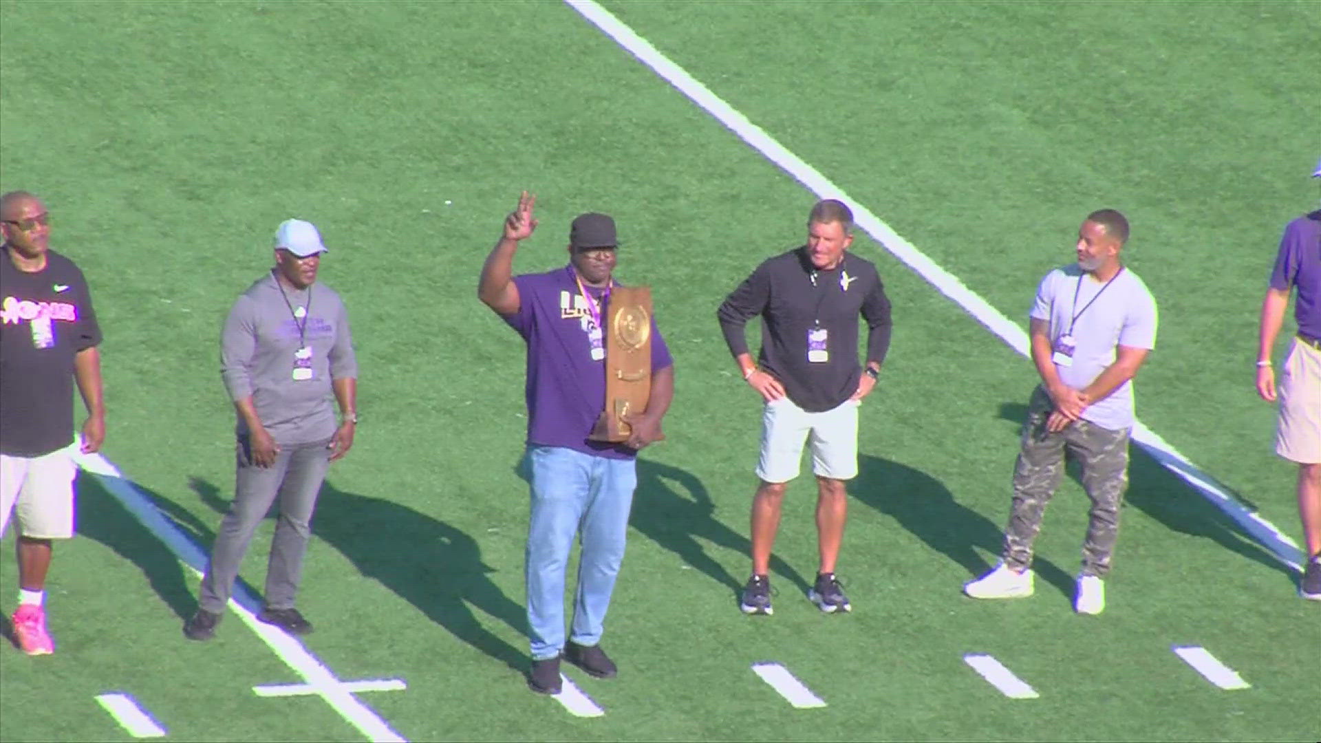 The University of North Alabama football team welcomed home the 1994 national championship team for a 30-year reunion on Saturday