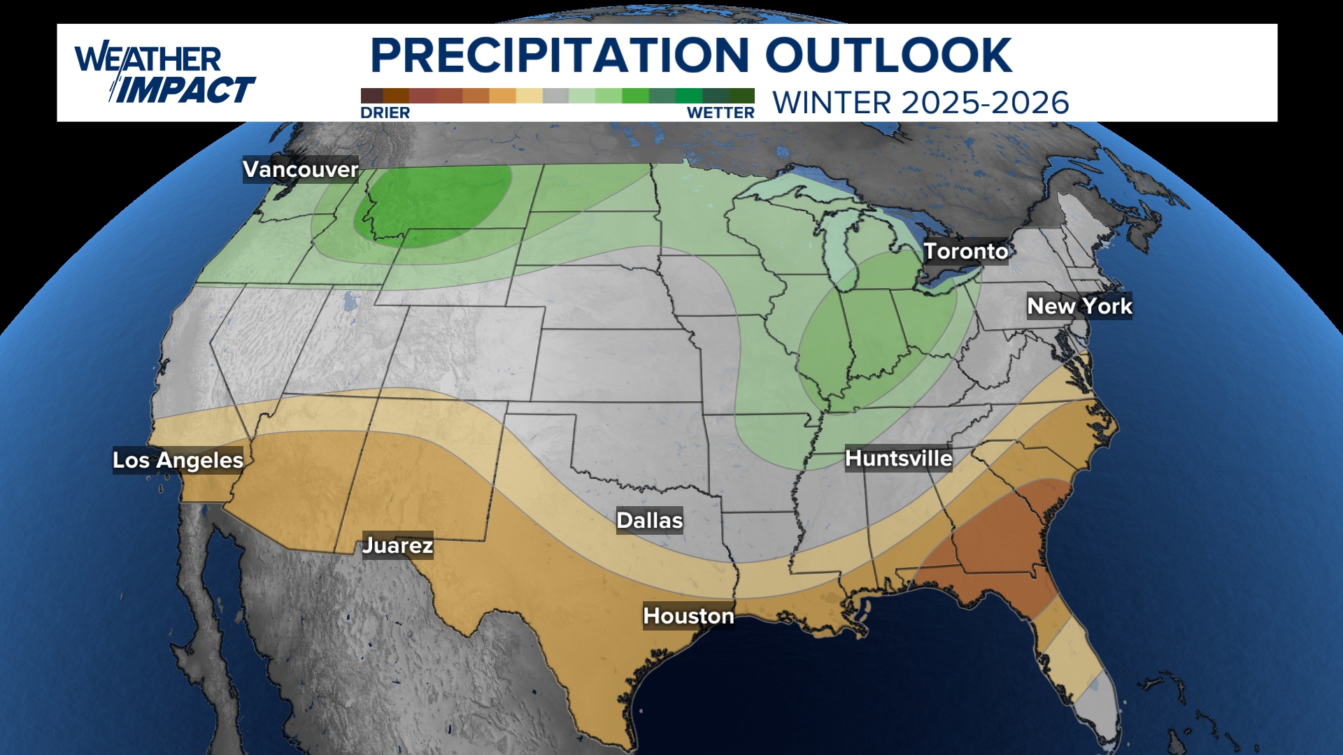 NOAA Predicts Warmer, Drier Winter for Southern US | rocketcitynow.com