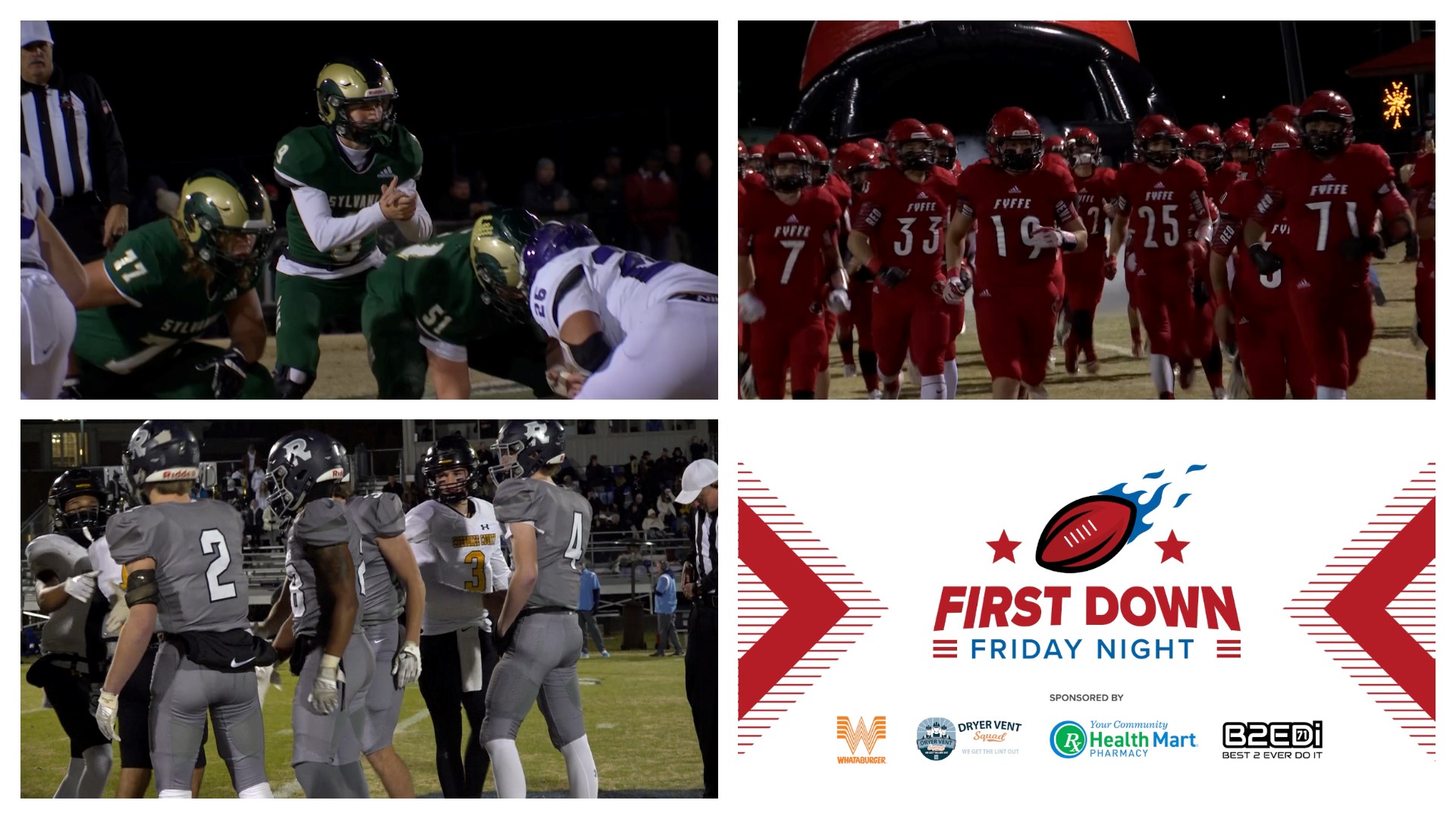 Eight teams from the Tennessee Valley tried to punch their ticket to state semifinals. Check out highlights and scores on the new edition of First Down Friday Night