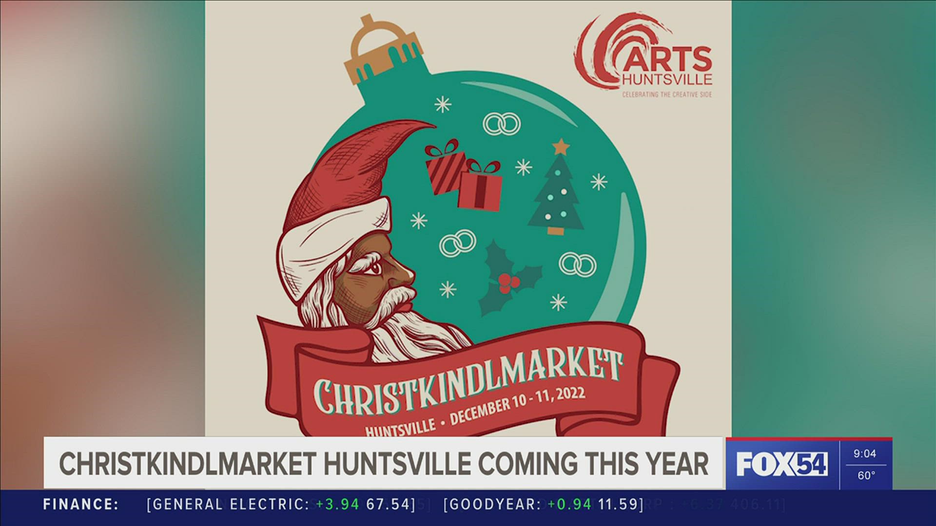 The new ChristKindlMarket Huntsville will feature a unique shopping experience with over 60 juried artists featured alongside a blend of holiday.