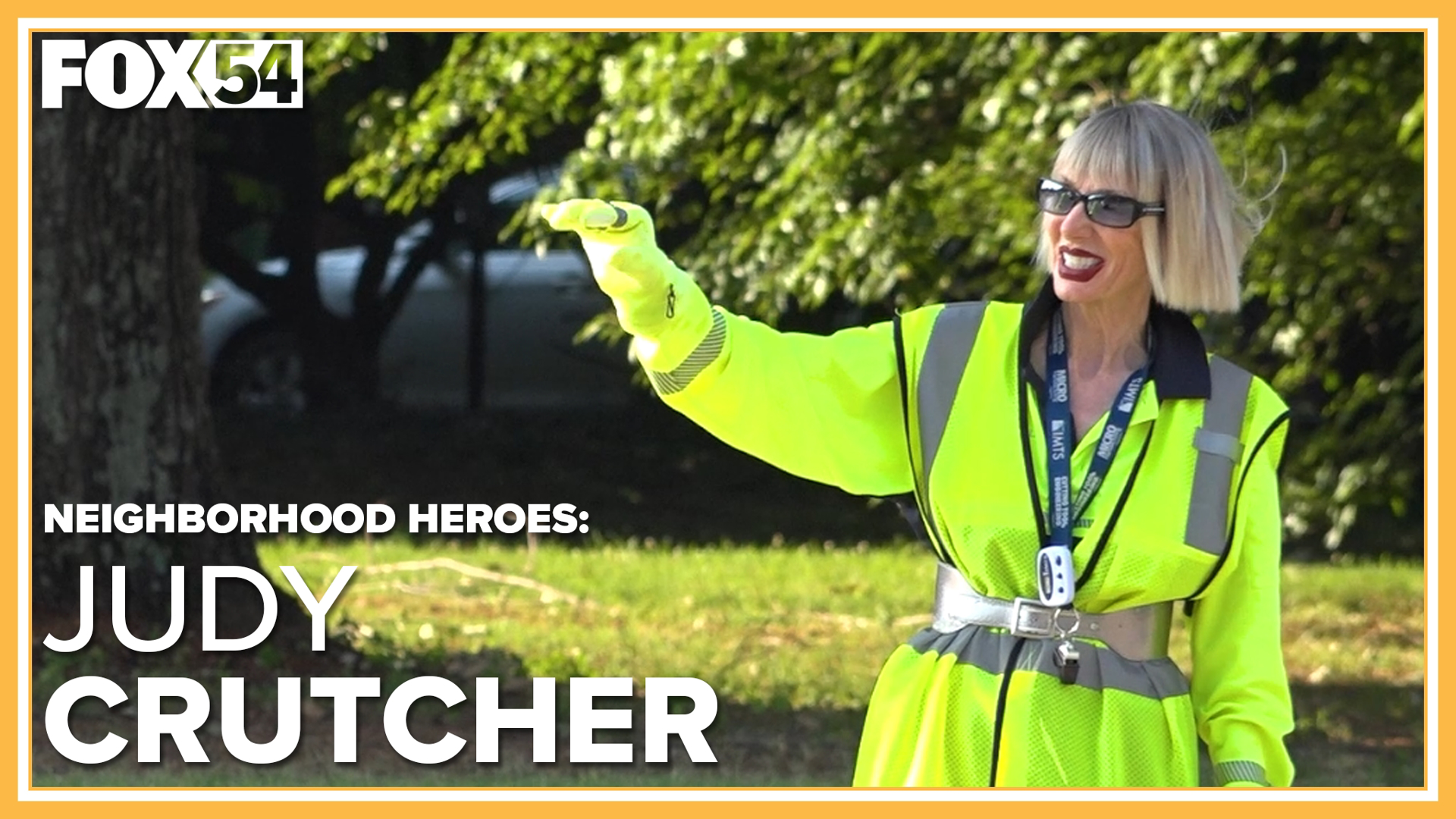 What she does, she does with purpose, passion, and a little bit of glamour. Here's the April 2023 Neighborhood Hero, from Huntsville, Judy Crutcher.