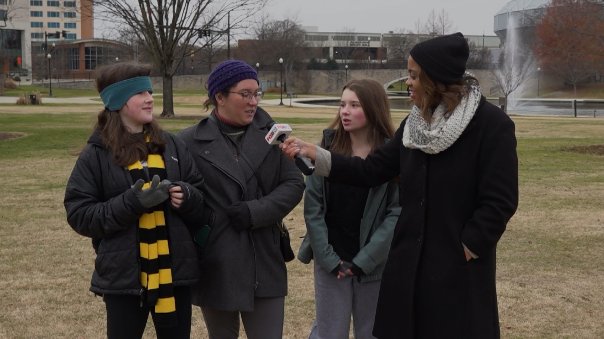 FOX54 visited with folks at Big Spring Park, hearing personal wins for this year and hopes for the new year.