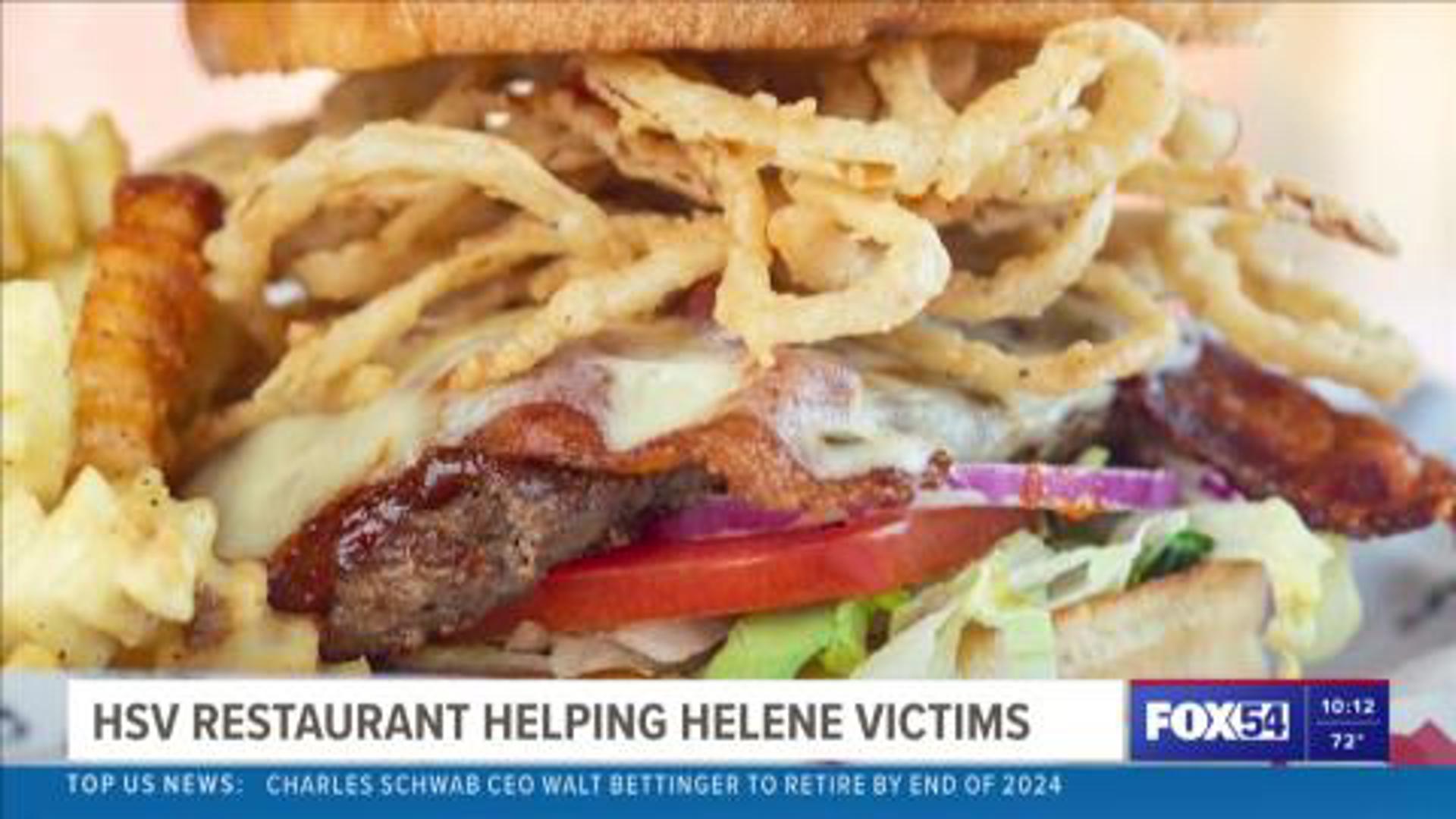 For every BBQ Burger sold, Drake's Restaurant will donate $5 to North Carolina or Tennessee Disaster Relief funds.