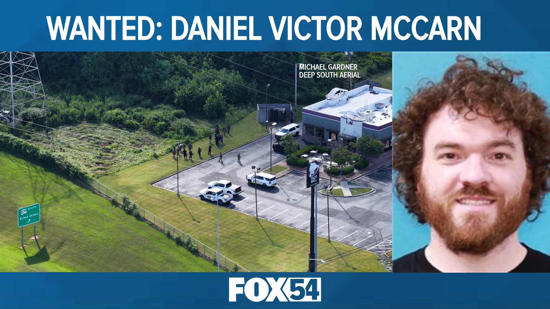 A full day of searching drew to a close with no sign of Daniel Victor McCarn, the man accused of shooting a Scottsboro police officer.