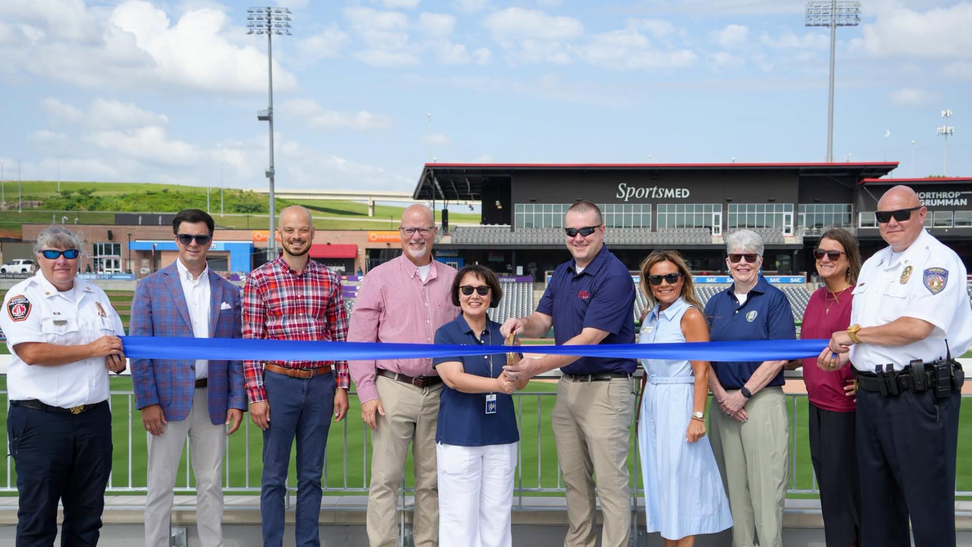 City of Madison and Rocket City Trash Pandas cut ribbon on new