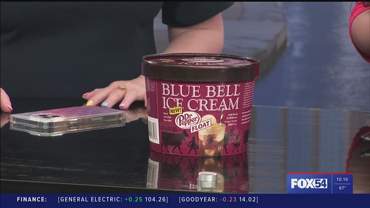 Nixon, Emily taste Blue Bell's Dr. Pepper Float ice cream
