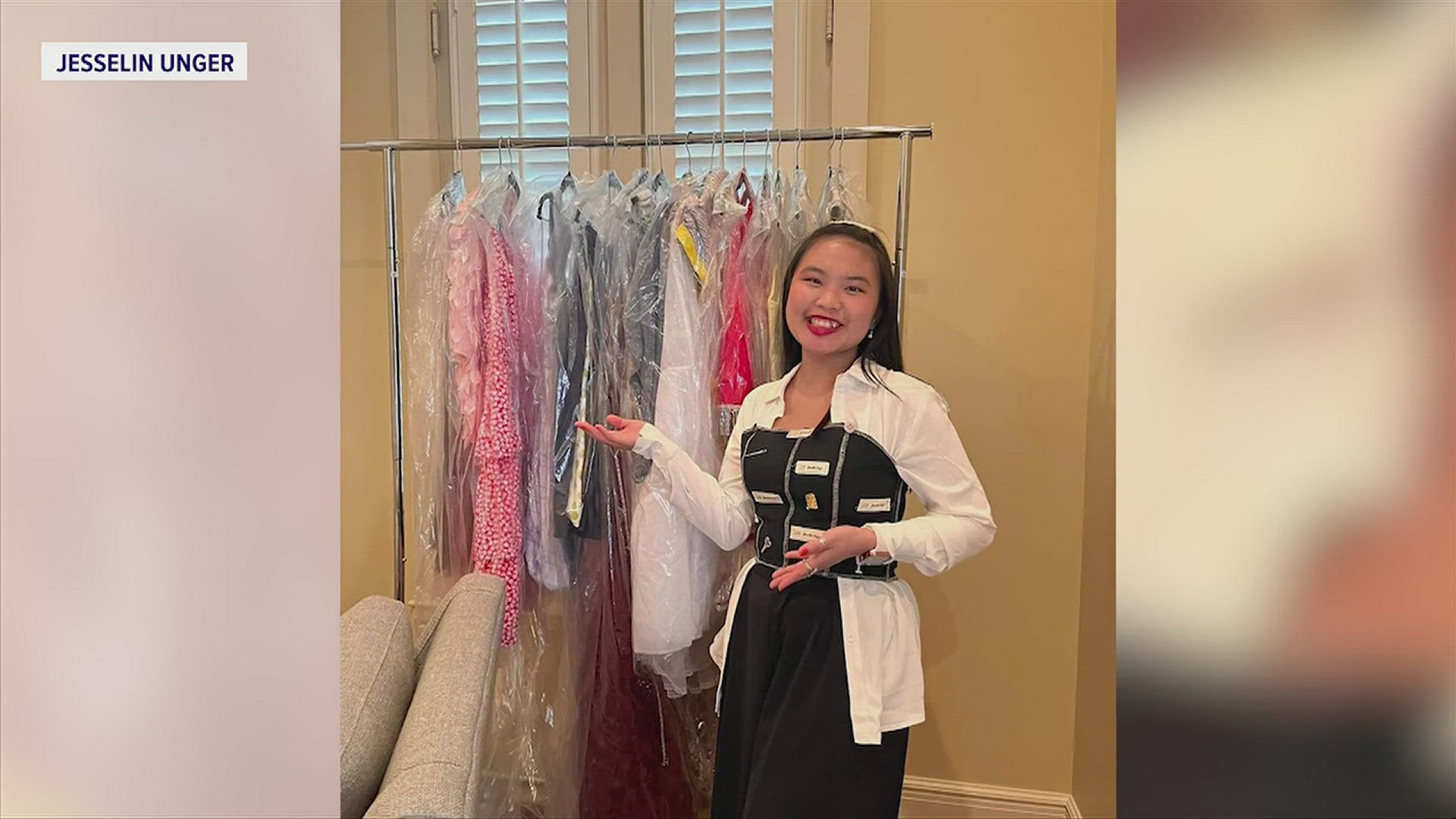 Jesselin Unger, a student in the UNA's Fashion Merchandising and Design program, showcased her designs during the 2024 Fashion Week Alabama fashion show.