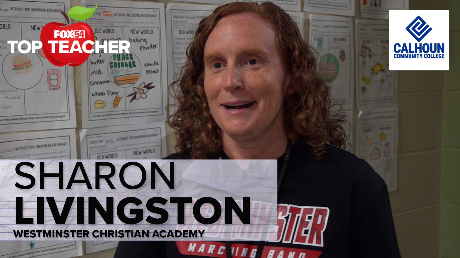 Sharon Livingston has been teaching for fourteen years.