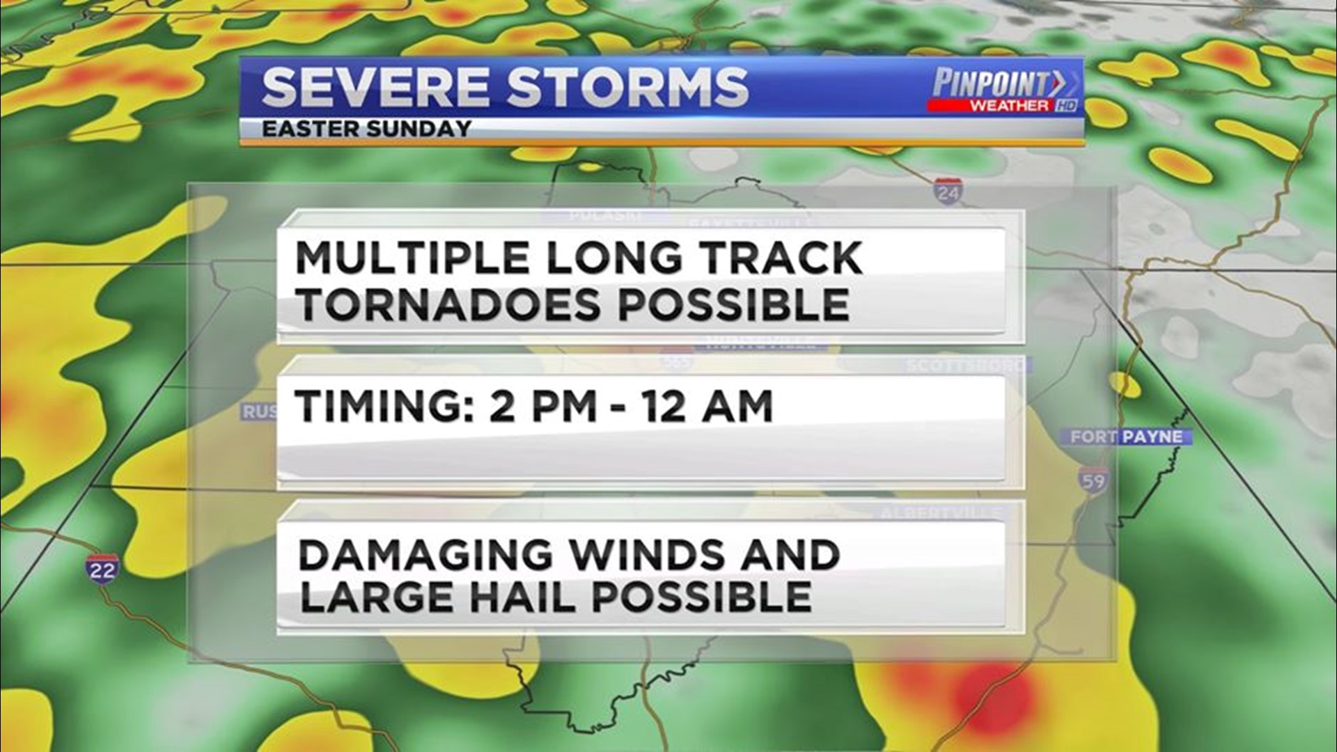 Severe Storms on Easter Sunday | rocketcitynow.com