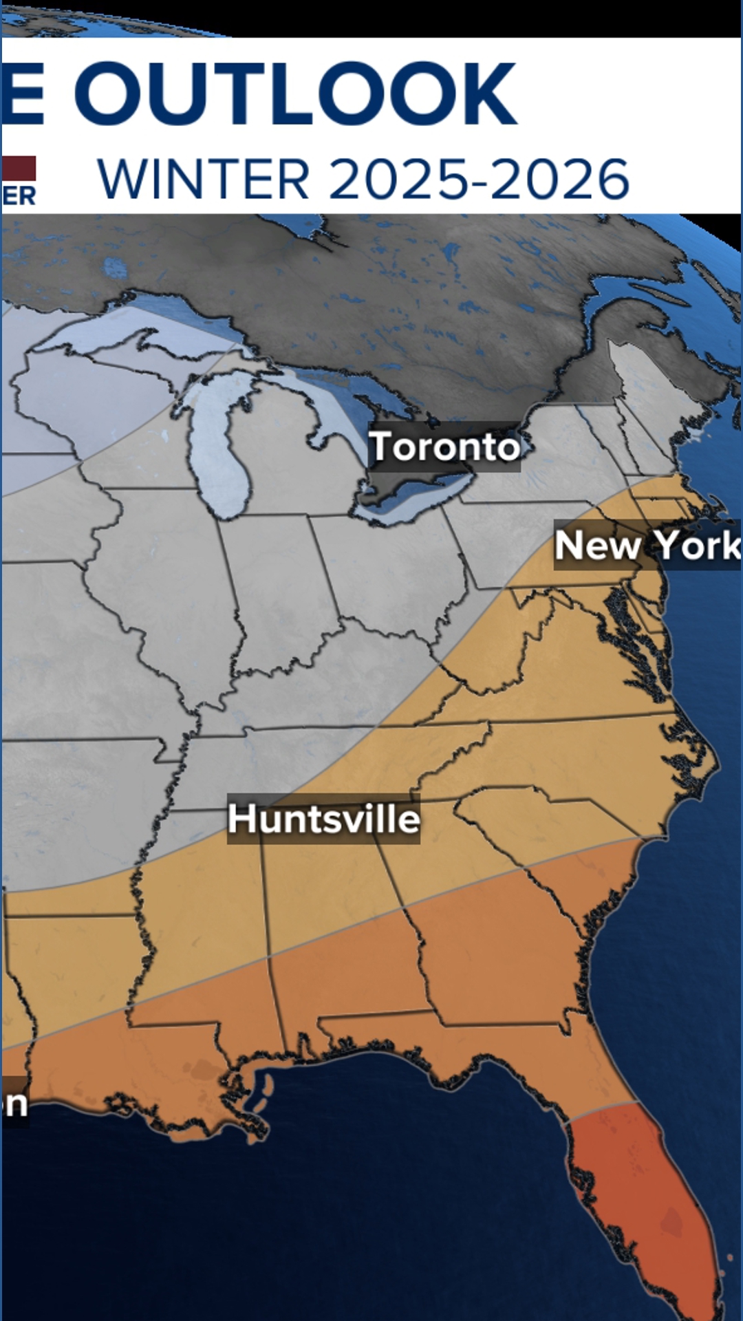 NOAA Predicts Warmer, Drier Winter for Southern US | rocketcitynow.com