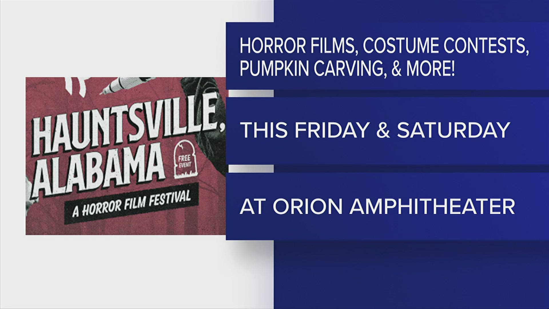 Orion will host a two-night event this weekend feauturing horror film screenings, costume contest, and more!