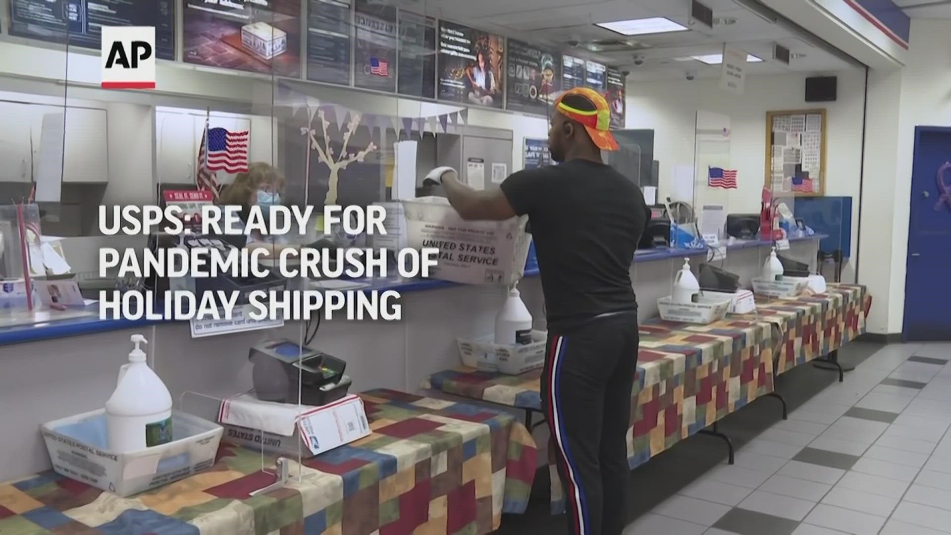 The United States Postal Service says it's prepared to handle the holiday shipping onslaught.