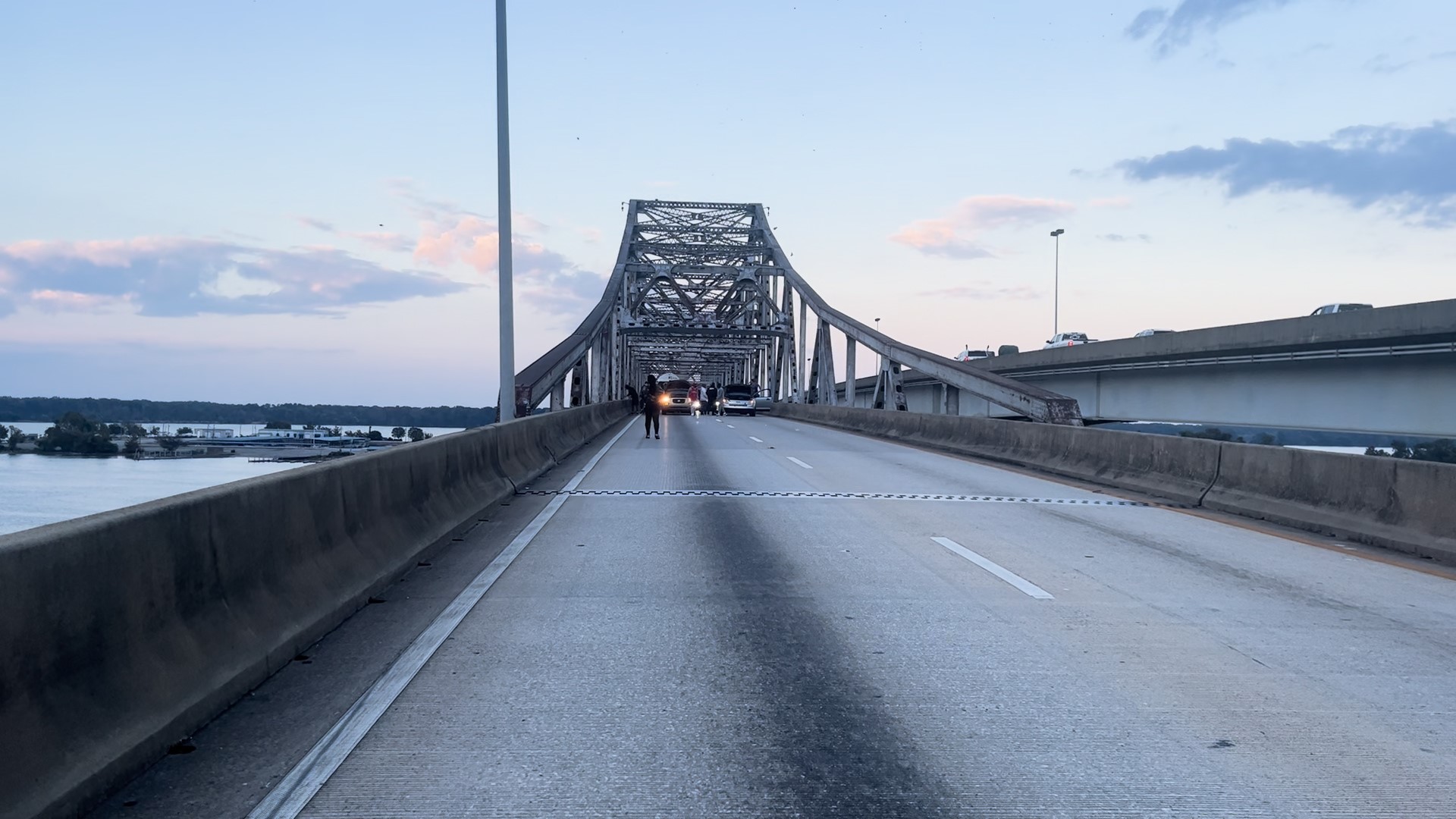 Some of the individuals involved in the Hudson Memorial Bridge blockade have turned themselves in to the Morgan County Jail.