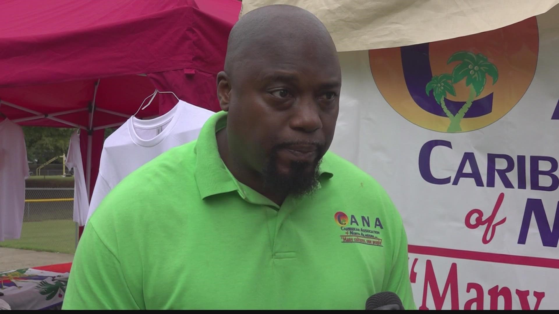 The Caribbean Association of North Alabama came back with their "Caribbean Day at the Park" today, after taking two years off since the pandemic.