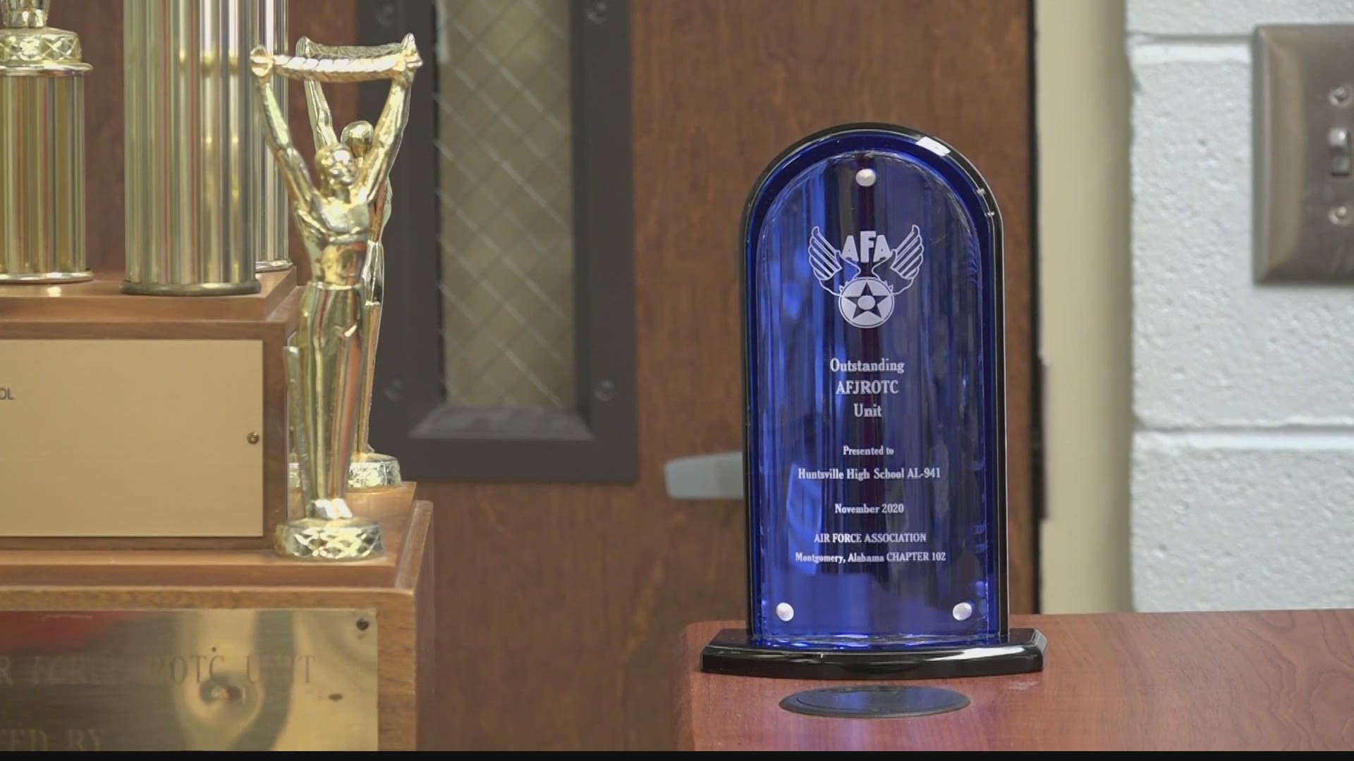 Huntsville High School's JROTC Air Force Unit was recently awarded a top title and was selected to be a part of a new Space Force program.