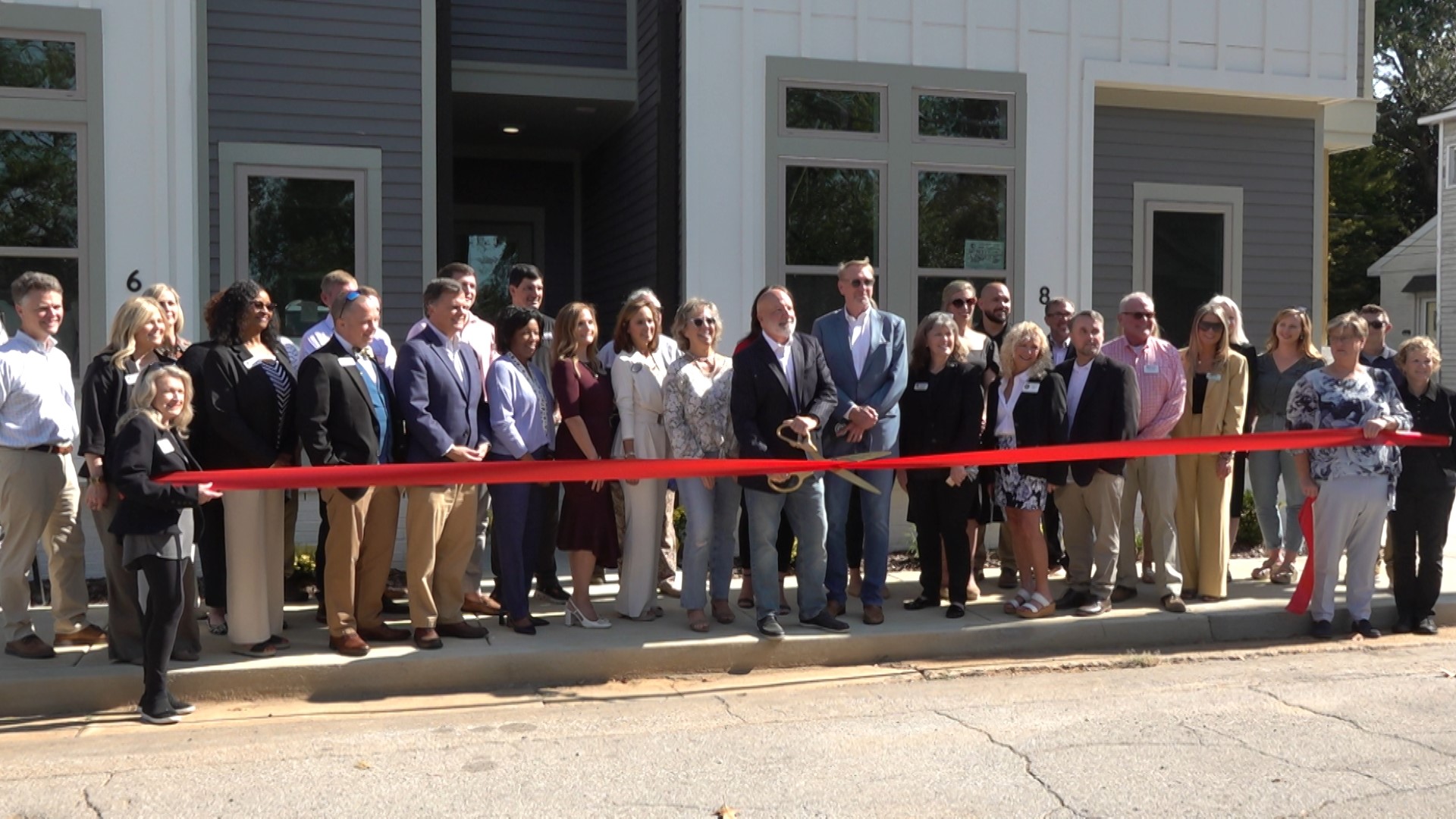 The new townhomes will house several families in the heart of Decatur.