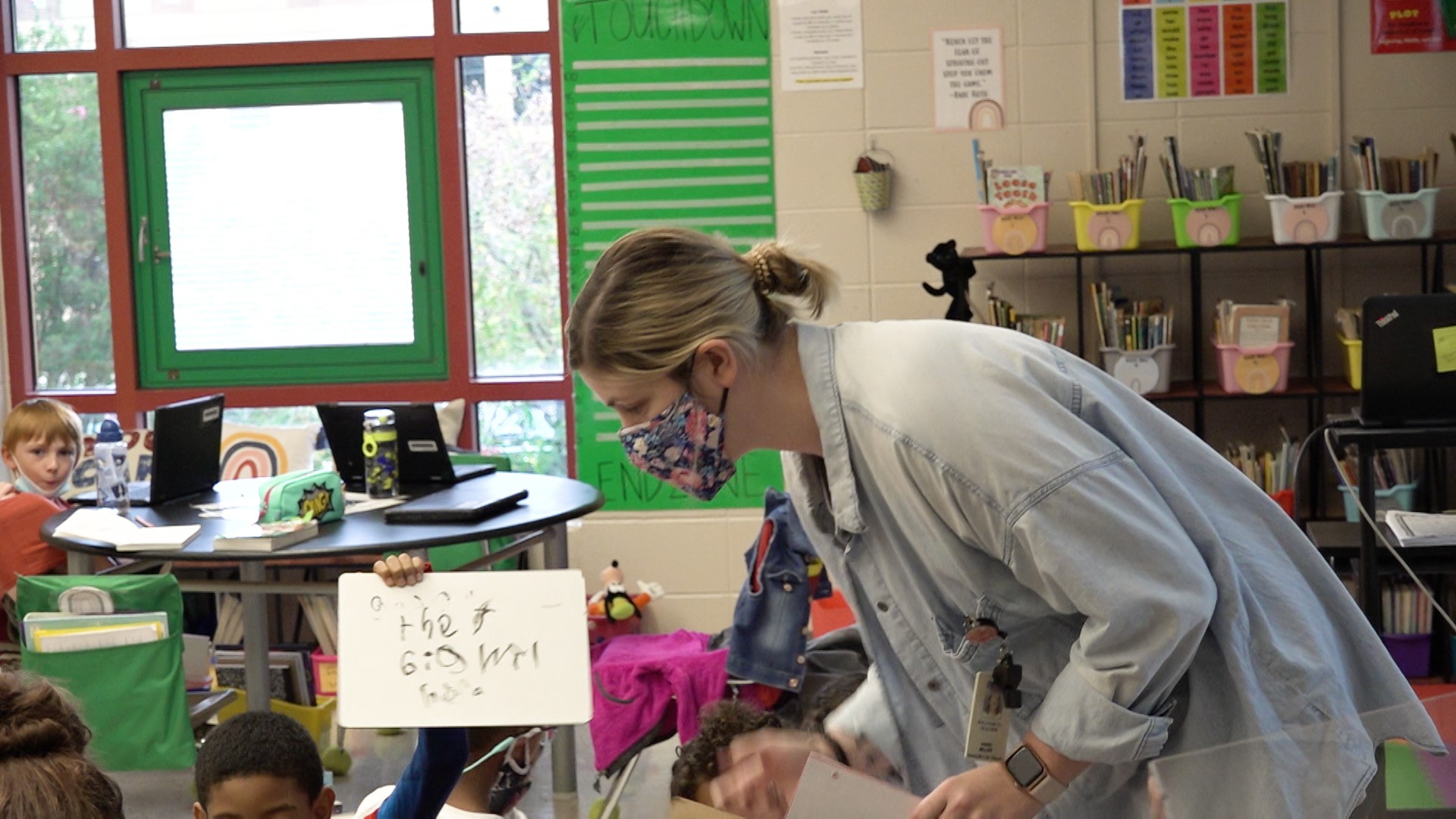 Mrs. Mariel Miller has been teaching at Williams Elementary for eight years, and her second graders love her.