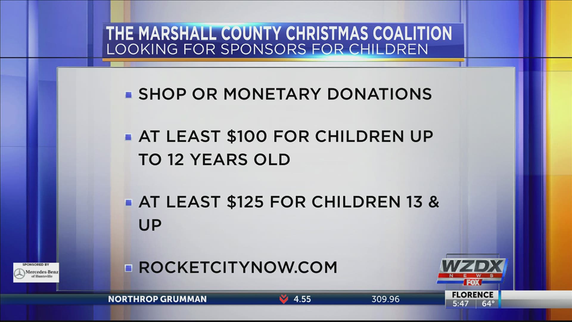 The Marshall County Christmas Coalition still needs sponsors to make this holiday special for 556 children.