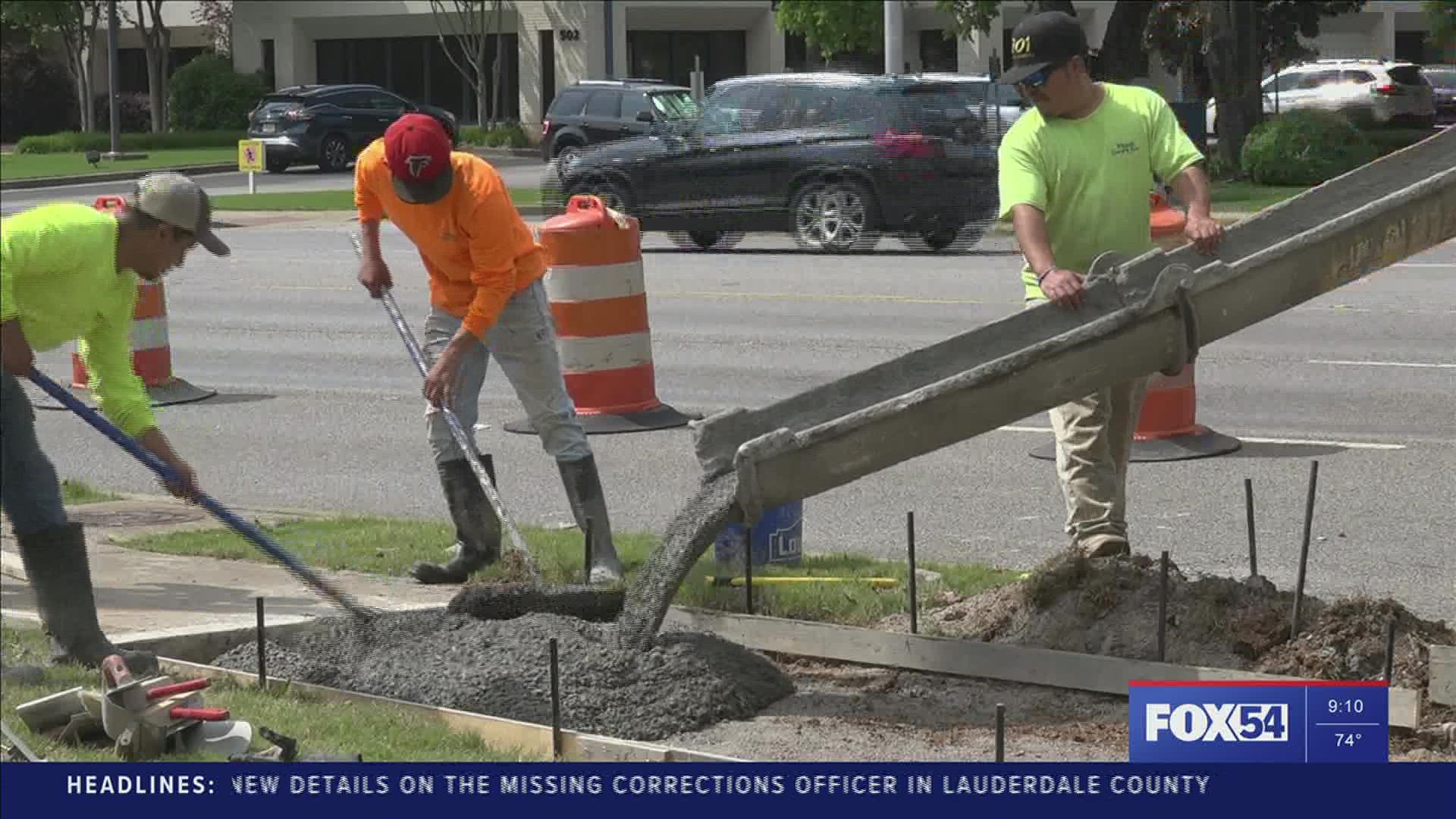 Just like roadways, sidewalks also need repairs due to wear and tear.