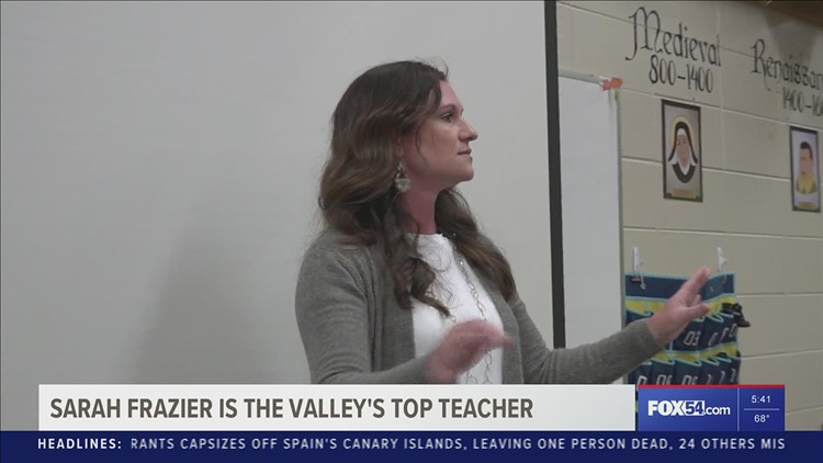 This week's Top Teacher is Mrs. Sarah Frazier of Mountain Gap Middle School