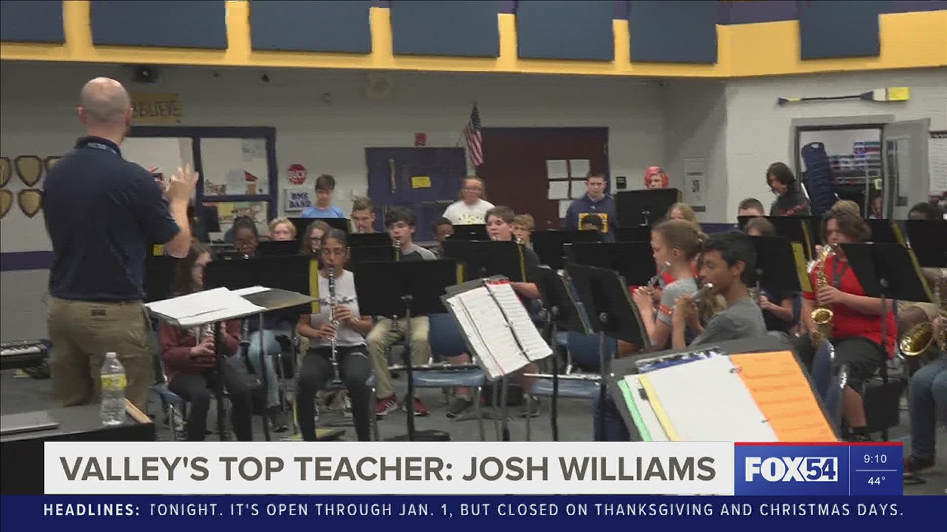 We know how music unites us! And one band director from Buckhorn Middle School's goal - is harmony… Both literally and figuratively among his students.