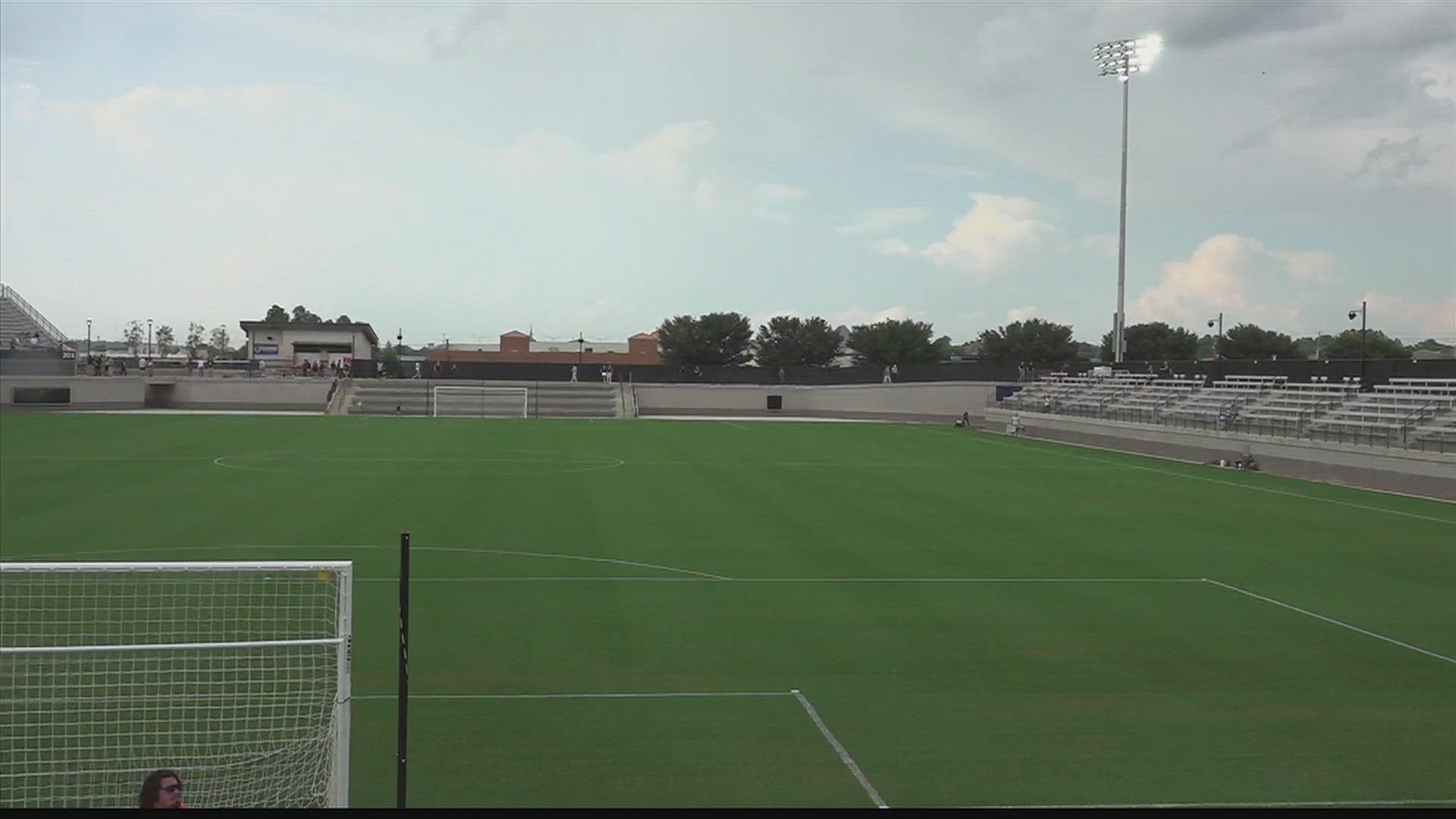 Joe Davis Stadium held a ribbon-cutting after they finished their renovations. They welcomed fans for a preview ahead of the first home game for HCFC.